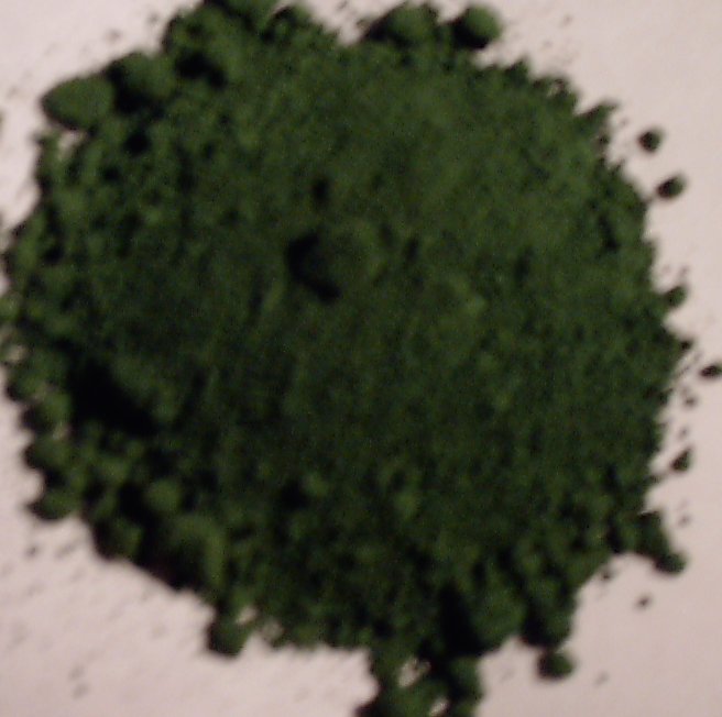 Chrome green pigment