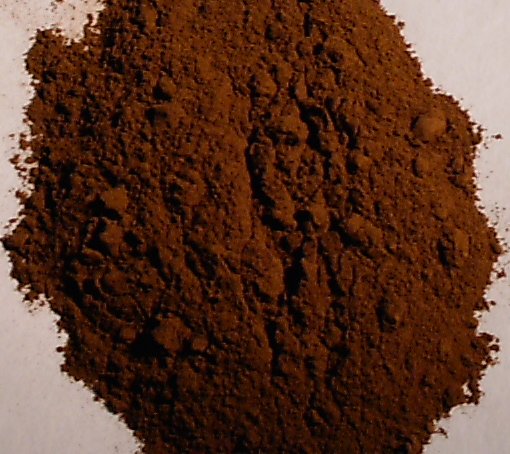 Raw umber pigment